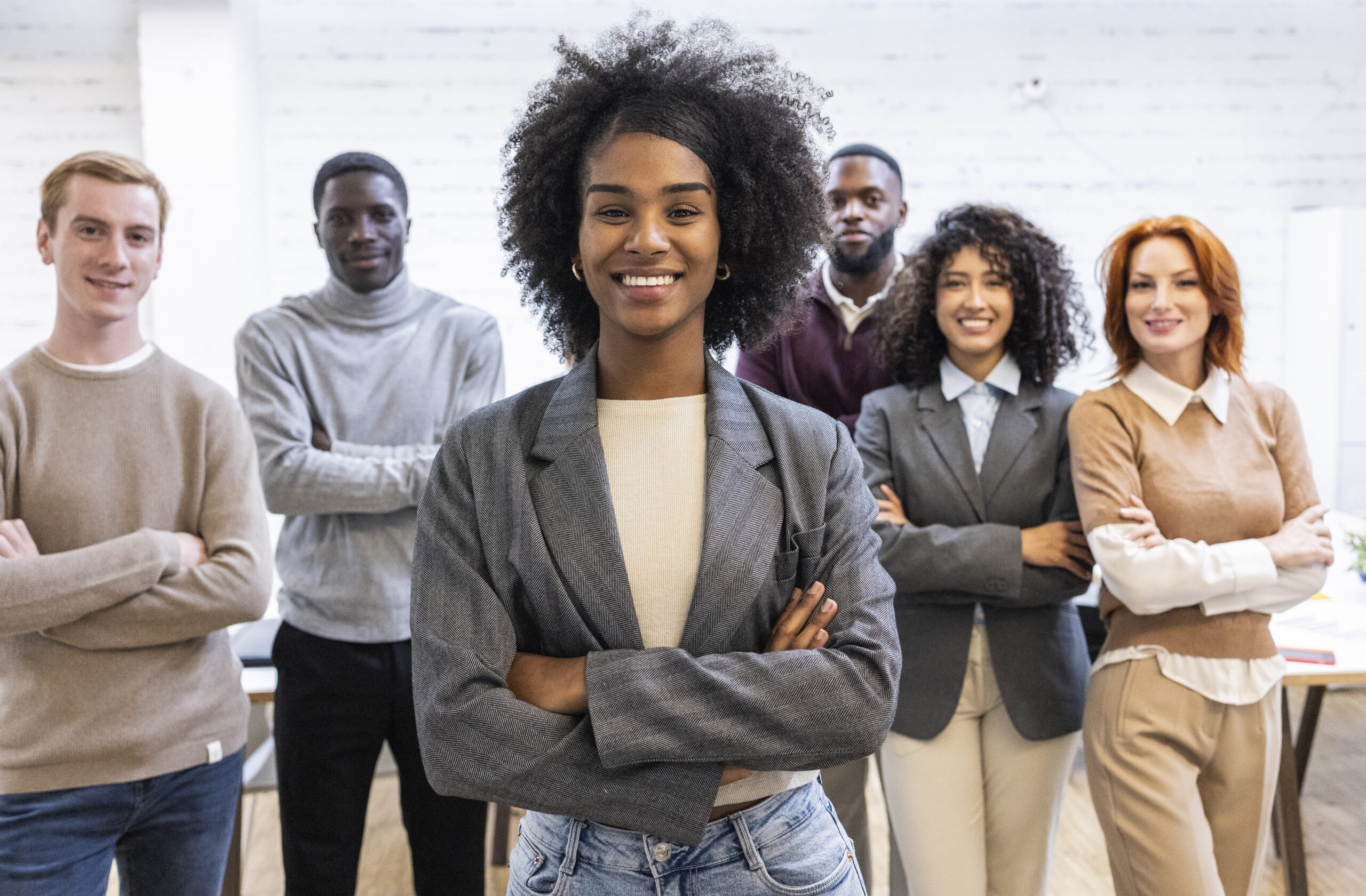 Confident professionals showcase teamwork and growth across diverse direct marketing roles.